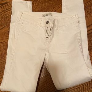 Abercrombie white skinny jeans kids size 14